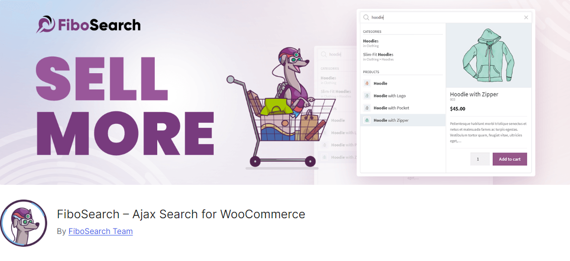 užitočný plugin pre woocommerce - fibosearch